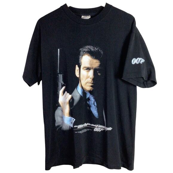 blue grape Other - Rare Vintage 1999 Pierce Brosnan James Bond 007 T Shirt Black Large
